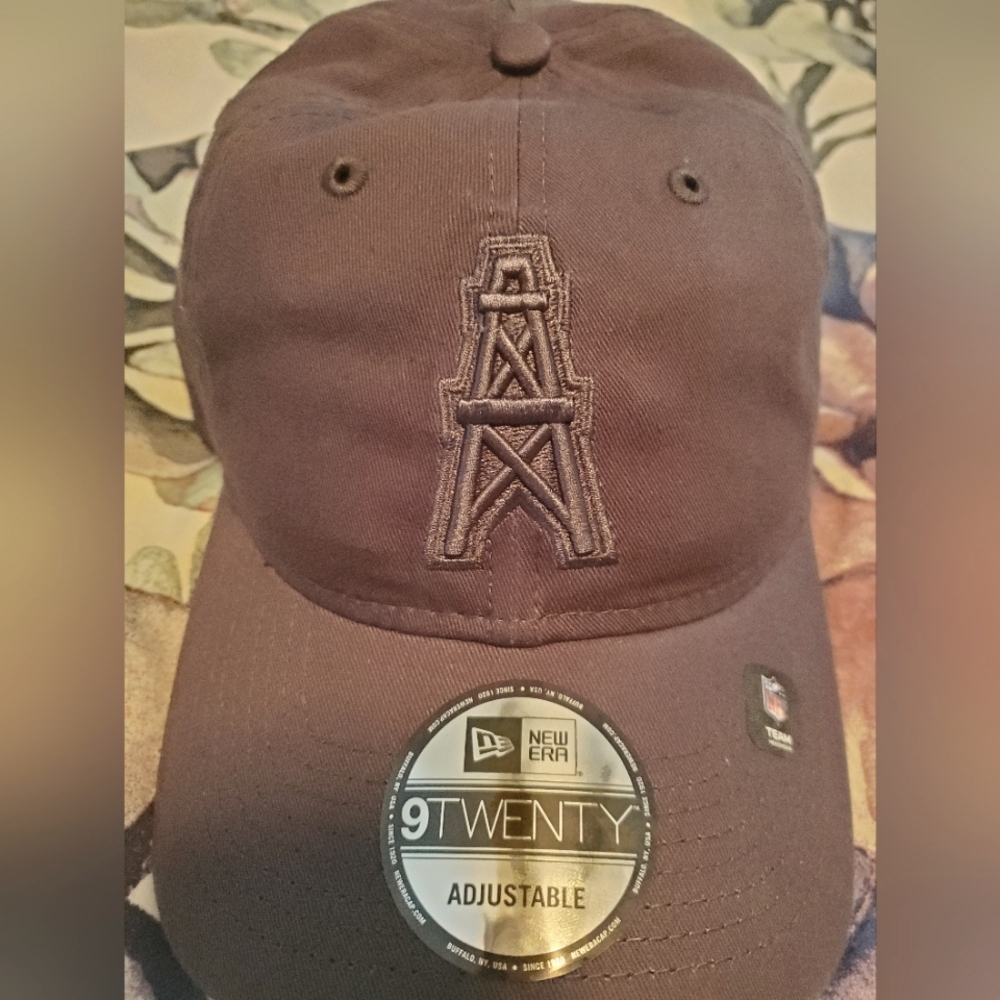 Houston Oilers Charcoal Vintage Logo Hat